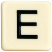 E Letter Tile