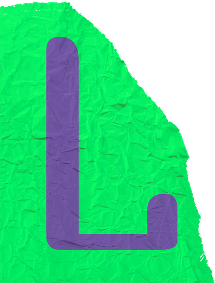 ransom letter l cut out